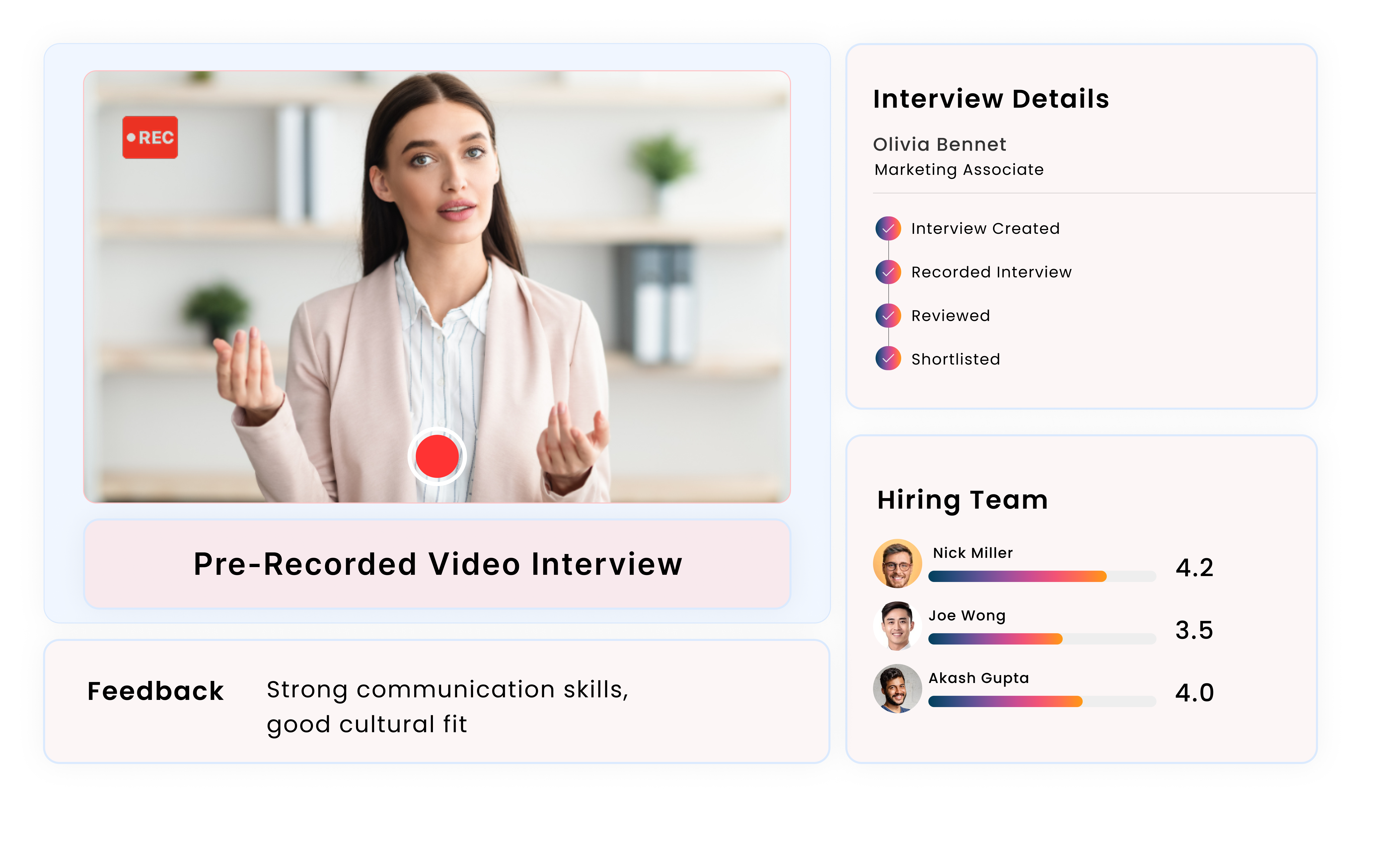 VirtuHire platform interface